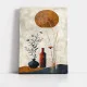 Tablou Abstract Aromă de Liniște – Canvas Premium Boho