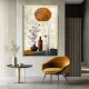 Tablou Abstract Aromă de Liniște – Canvas Premium Boho