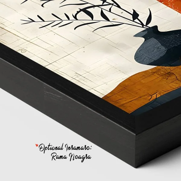 Tablou Abstract Aromă de Liniște – Canvas Premium Boho