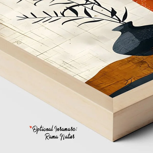 Tablou Abstract Aromă de Liniște – Canvas Premium Boho