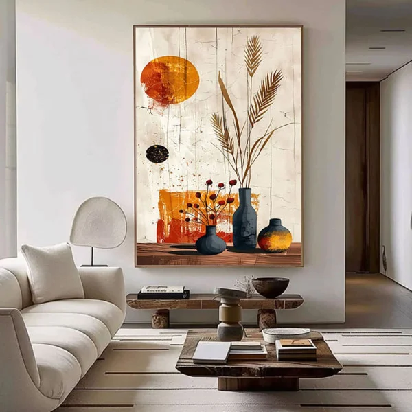 Tablou Abstract Arome de Câmpie – Canvas Premium Spice