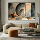 Tablou Abstract Ascuns în Labirint – Canvas Premium Arcade