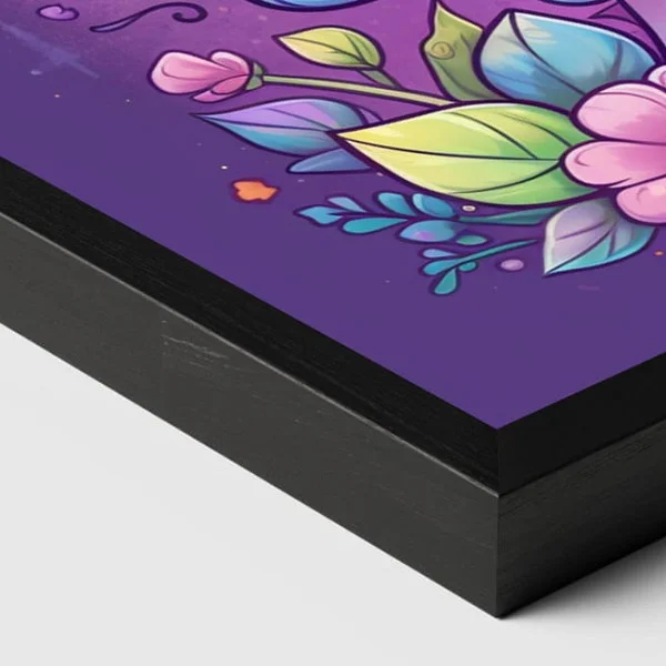 Tablou Cameră Copii Pisica cu Păr Albastru – Canvas Modern si Colorat
