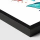 Tablou Cameră Copii Sirena Albăstrica – Canvas Modern și Educativ pentru Stimularea Imaginației, Decor Dormitor Copii sau Spații de Joacă