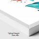 Tablou Cameră Copii Sirena Albăstrica – Canvas Modern și Educativ pentru Stimularea Imaginației, Decor Dormitor Copii sau Spații de Joacă
