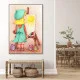 Tablou Cameră Copii Fetița Pictoriță – Canvas Premium