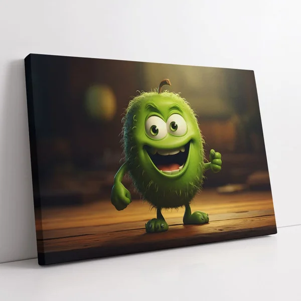 Tablou Cameră Copii Kiki Kiwi Râs Jucăuș – Canvas Premium