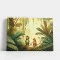 Tablou Cameră Copii Descoperind Minunile Junglei – Canvas Premium