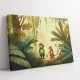 Tablou Cameră Copii Descoperind Minunile Junglei – Canvas Premium