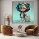 Tablou Cameră Copii O Zi Plină de Stil – Canvas Premium