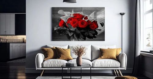 Tablouri cu imagini florale, deosebite