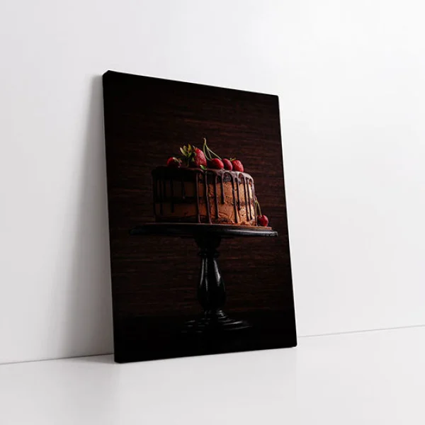 Tort de ciocolata - Tablou Food