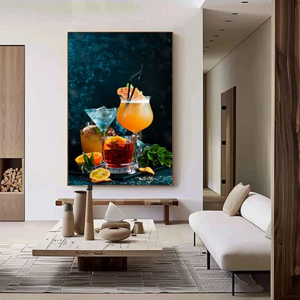 Cocktailuri multicolore - Tablou Drinks