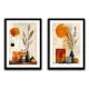 Set 2 Tablouri Înrămate - Rafinament Estetic, arta contemporana pentru living, decor modern