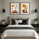 Set 2 Tablouri Înrămate - Rafinament Estetic, arta contemporana pentru living, decor modern