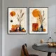 Set 2 Tablouri Înrămate - Rafinament Estetic, arta contemporana pentru living, decor modern