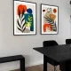 Set 2 Tablouri Înrămate - Energie Intensă, tablouri abstracte pentru living modern
