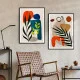Set 2 Tablouri Înrămate - Energie Intensă, tablouri abstracte pentru living modern