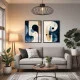 Set 2 Tablouri Înrămate - Arhitectura Emotiilor, pentru dormitor, living, hol sau birou