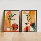 Set 2 tablouri abstracte înrămate – Perspectivele Emoției, decor modern, elegant pentru living