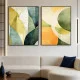 Set 2 Tablouri Înrămate - Estetică Japandi, tablouri abstracte moderne