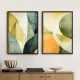 Set 2 Tablouri Înrămate - Estetică Japandi, tablouri abstracte moderne