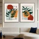 Set 2 tablouri abstracte înrămate – Perspective Esențiale, decor modern minimalist pentru casă