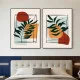 Set 2 tablouri abstracte înrămate – Perspective Esențiale, decor modern minimalist pentru casă