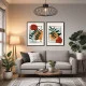Set 2 tablouri abstracte înrămate – Perspective Esențiale, decor modern minimalist pentru casă
