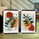 Set 2 tablouri abstracte înrămate – Perspective Esențiale, decor modern minimalist pentru casă