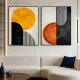 Set 2 Tablouri Înrămate - Arta Contrastului, tablouri abstracte premium, decor pentru living, dormitor sau hol