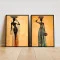 Set 2 Tablouri Înrămate - Duo Elegant, tablouri abstracte premium, decor pentru living, dormitor sau hol