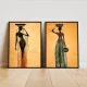 Set 2 Tablouri Înrămate - Duo Elegant, tablouri abstracte premium, decor pentru living, dormitor sau hol