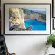 Tablou peisaj înrămat - Albastru Infinit, ideal pentru living, dormitor sau hol