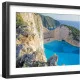 Tablou peisaj înrămat - Albastru Infinit, ideal pentru living, dormitor sau hol