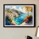 Tablou peisaj înrămat - Linistea Marii, peisaj de la mare pentru dormitor sau living