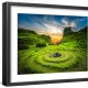 Tablou peisaj înrămat - Sanctuarul Verde, tablou de poveste pentru living sau birou