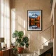 Tablou peisaj înrămat - Legenda Muntilor, alegerea in designul pentru living sau dormitor