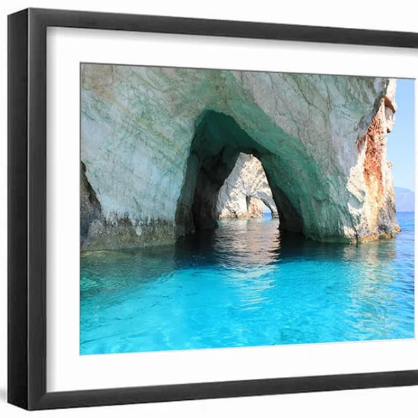 Tablou peisaj mare înrămat - Sanctuarul Marii, tablou cu mare pentru living sau birou modern