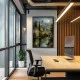 Tablou peisaj nocturn - Luminile Noptii, tablou înrămat pentru decor interior calm și premium