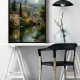 Tablou peisaj nocturn - Luminile Noptii, tablou înrămat pentru decor interior calm și premium