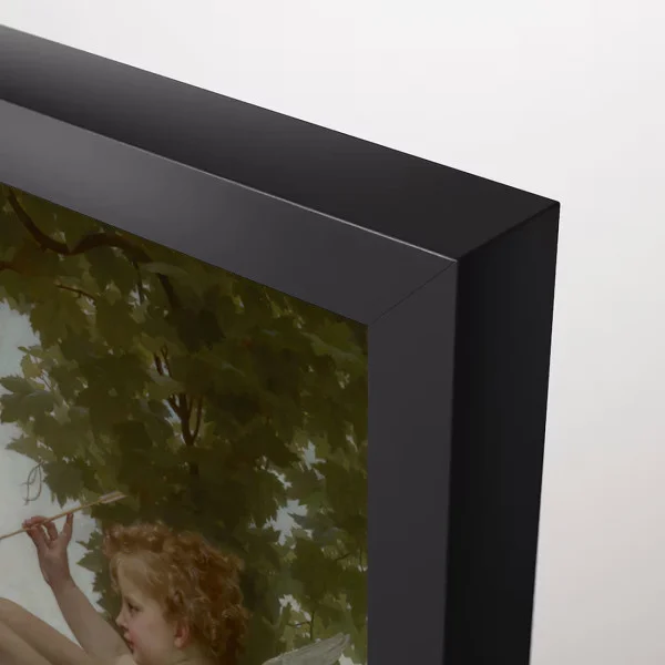 Tablou Bouguereau - Tânără apărându-se de Eros, tablou reproducere cu ramă pentru spații elegante