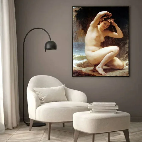 Tablou Bouguereau - Aranjarea lui Venus, tablou reproducere premium pentru spații elegante și relaxante