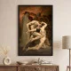Tablou Bouguereau - Dante și Virgil, tablou reproducere inspirație romantică pentru interior premium