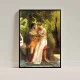 Tablou Bouguereau - Idila, tablou inramat reproducere pictură clasică pentru interior luxury