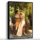 Tablou Bouguereau - Idila, tablou inramat reproducere pictură clasică pentru interior luxury