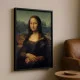 Tablou Leonardo da Vinci - Mona Lisa, tablou inramat design clasic pentru spații luminoase