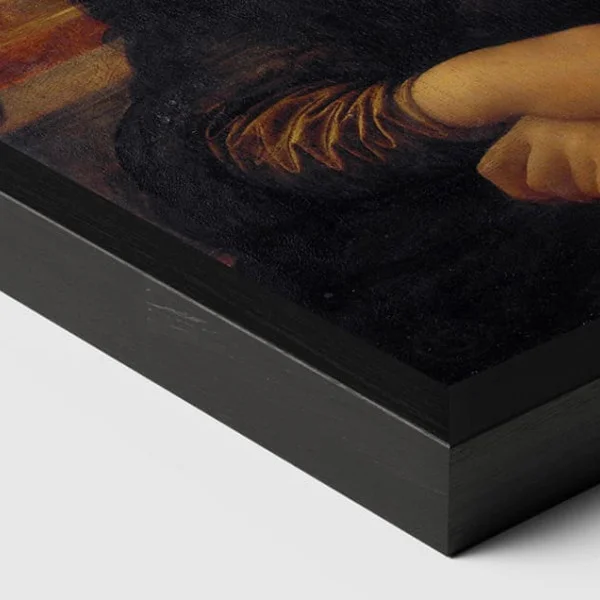 Tablou Leonardo da Vinci - Mona Lisa, tablou inramat design clasic pentru spații luminoase