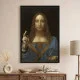 Tablou Leonardo da Vinci - Salvator Mundi, tablou inramat premium inspirat din mari pictori clasici