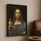 Tablou Leonardo da Vinci - Salvator Mundi, tablou inramat premium inspirat din mari pictori clasici